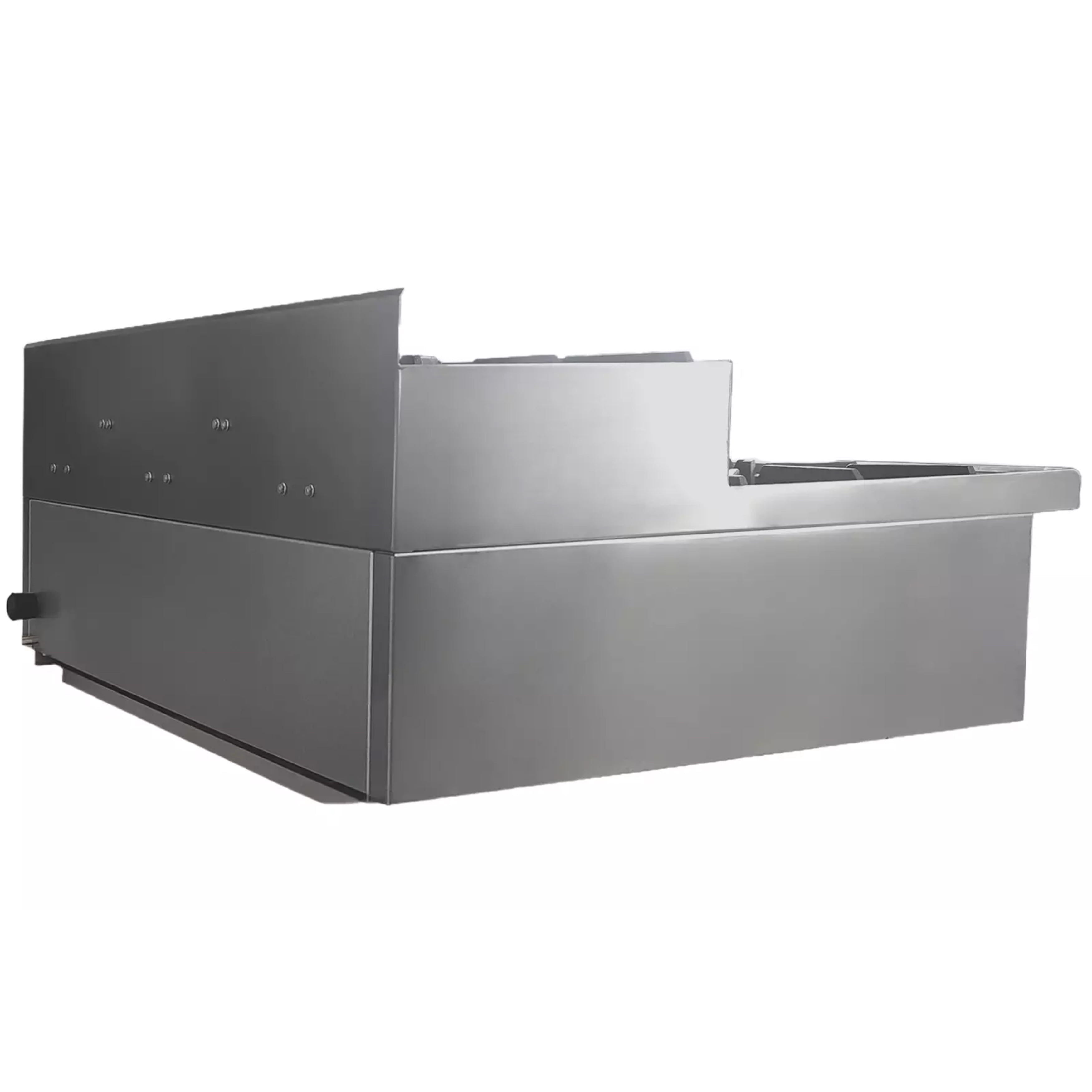 36 in. Six Burner Countertop Step-Up Hotplate Natural Gas, NSF Commercial Hotplate Restaurant Hotplate