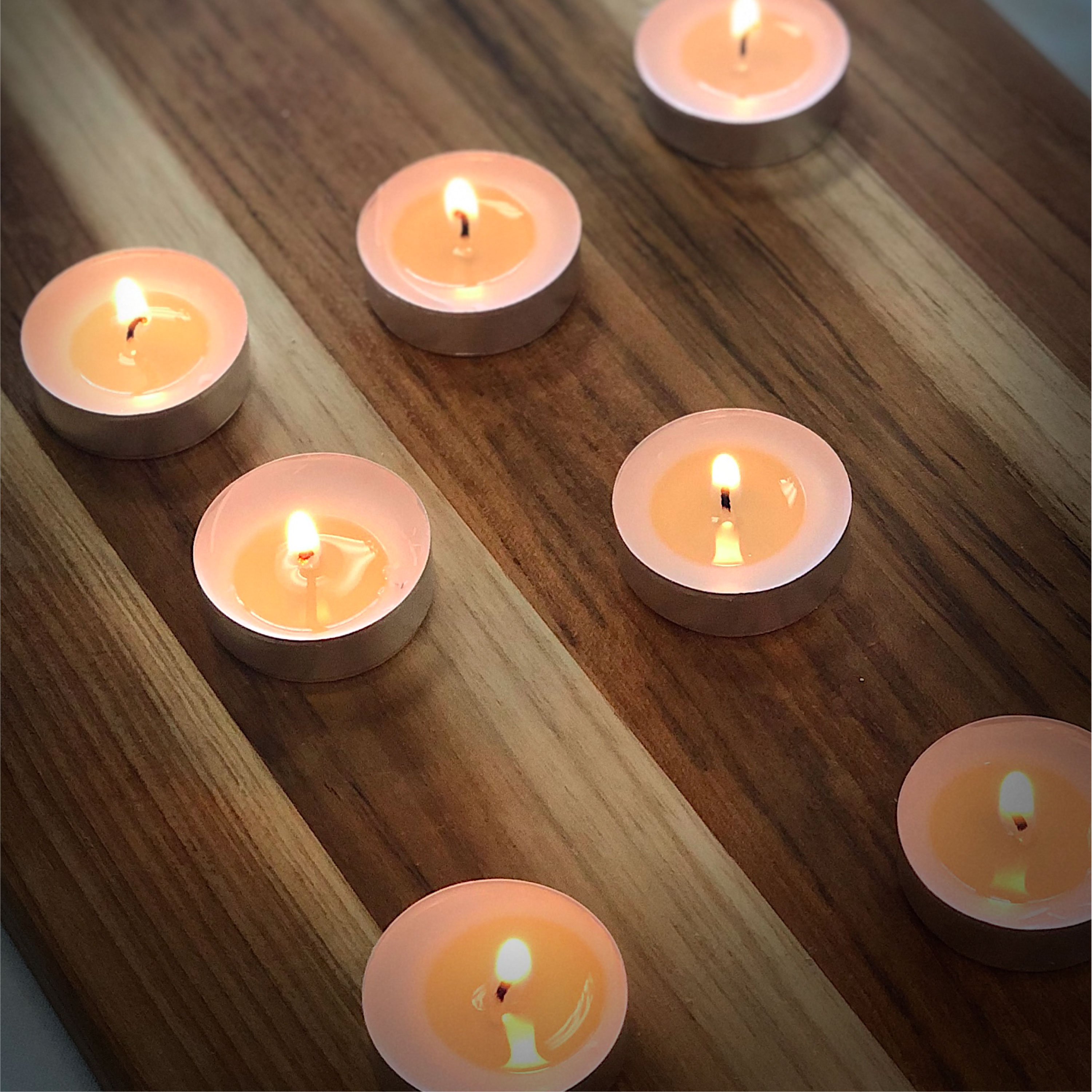 Mainstays Vanilla Scented Indoor/Outdoor Tealight Candles, 50 Count