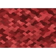 thumbnail image 1 of Ahgly Company Indoor Rectangle Patterned Ferrari Red Area Rugs, 2' x 5', 1 of 6