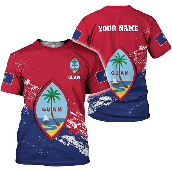 Personalized Guam Shirts Guahan Pride Shirt Guamanian T-Shirt Guahan Shirts for Men Women Guam Gifts S-5XL (S)