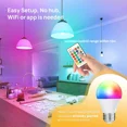 thumbnail image 4 of 4Pcs Remote Control Color Changing Light Rgb Led Bulbs Dimmable Party Lights, 4 of 6