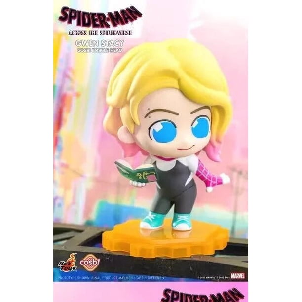 Spider Man Across The Spider Verse Anime caja ciega Spiderman Cosbi chico cumpleaños Halloween regalo Mini muñeca Linda niña juguete Navidad