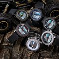 thumbnail image 4 of Silver Shell Gel Strap Led Double Display Quartz Watch Simple Watch Waterproof Casual Wrist Watch For Men And Women, 4 of 5