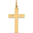 thumbnail image 5 of 14K Yellow Gold Laser Designed Cross Charm (26 X 13) Made In United States xr1145, 5 of 6