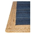 thumbnail image 6 of Unique Loom Braided Jute Collection Area Rug - Goa (2' x 3' 1" Rectangle Navy Blue/Tan), 6 of 7