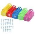 thumbnail image 3 of Garosa Learning Locks Alphabet Toys Educational Learning Locks Counting Toys Set for Kids,Locks Counting Toys,Educational Alphabet Toys, 3 of 8