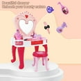 thumbnail image 4 of 1 Ensemble Trousse de Maquillage Scène de Simulation Accessoires Riches Cultiver Corriger Valeurs Esthétiques Interaction Parent-Enfant Divertissement Tendance ABS Princesse Fille Trousse de Maquillage pour Enfant, 4 of 7