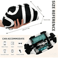 thumbnail image 4 of WANDF Clutch Purse for Women,Knit  Clutch Handbags,Woven Evening Bags,Large Dumpling Bag for Ladies,Girlfriend,Travel Makeup Storage Lightweight Portable Pouch(Black White Pattern-A), 4 of 8