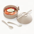 thumbnail image 3 of Juego Cuencos para Ramen Microondas Cuenco Fideos Con Cuchara Palillos Tenedor, 3 of 9