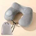 thumbnail image 1 of Typpkmm Almohada De Viaje Inflable En Forma De U with Almohada De Aire PortáTil and, 1 of 7