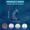thumbnail image 4 of 3Pcs Layered Peacock Stencils 11.7x8.3inchs Reusable Peacock Feather Template with Paint Brush Animal Drawing Templates, 4 of 9