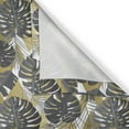 thumbnail image 5 of Ambesonne Banana Leaf Grommet Curtain, Modern Aloha Style, 50" x 96", Charcoal Grey and Khaki, 5 of 6