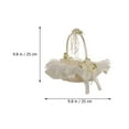 thumbnail image 2 of Niceauty Hand Held Basket Royal Wedding Style Beige 1Set, 2 of 8