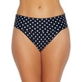 thumbnail image 3 of Printed Fold-Over High-Waist Bikini Bottom Swimsuit, 3 of 4