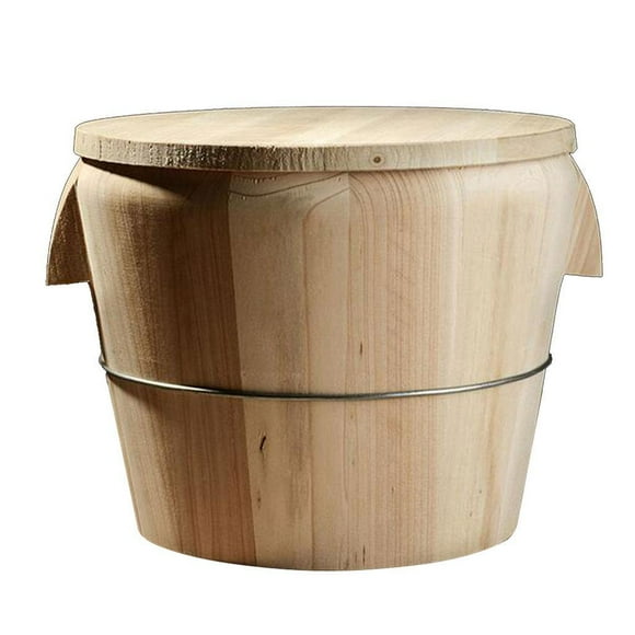 Cubo de arroz al vapor, barril de arroz al vapor, vaporera de arroz al vapor, todos los 2 tamaños 21cm