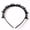 Black, variant on Headband with Clips for Women, Clip Headband, Double Toothed Layer Cbutterfly Hair Band