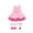 Pink, variant on Pink Stage Performance Dress Cosplay Costume, Bustier Gown with Headpiece Waist and Leg Accessories, Halloween Outfit for Anime Events