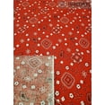 thumbnail image 2 of Polycotton Printed PAISLEY PATTERN RED Fabric / 60" Wide / Sold by the Yard, 2 of 2