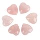 thumbnail image 2 of Cuarzo rosa en forma de corazón, 6 uds., alivia la ansiedad, equilibrio energético, Material Natural, piedra de corazón de cuarzo rosa duradera exquisita, 2 of 5