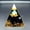 Opal+Obsidian, variant on GKNET Orgone Pyramid Natural Crystal Orgonite Copper Flower Reiki Healing Meditation-Opal+Obsidian