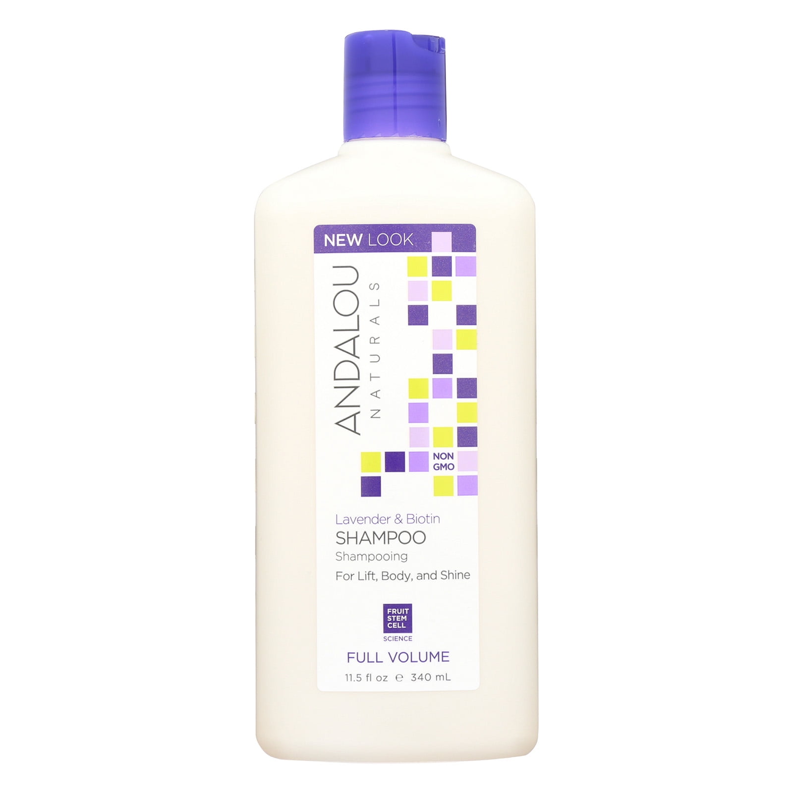 Andalou Naturals Full Volume Shampoo Lavender And Biotin 11.5 Fl Oz
