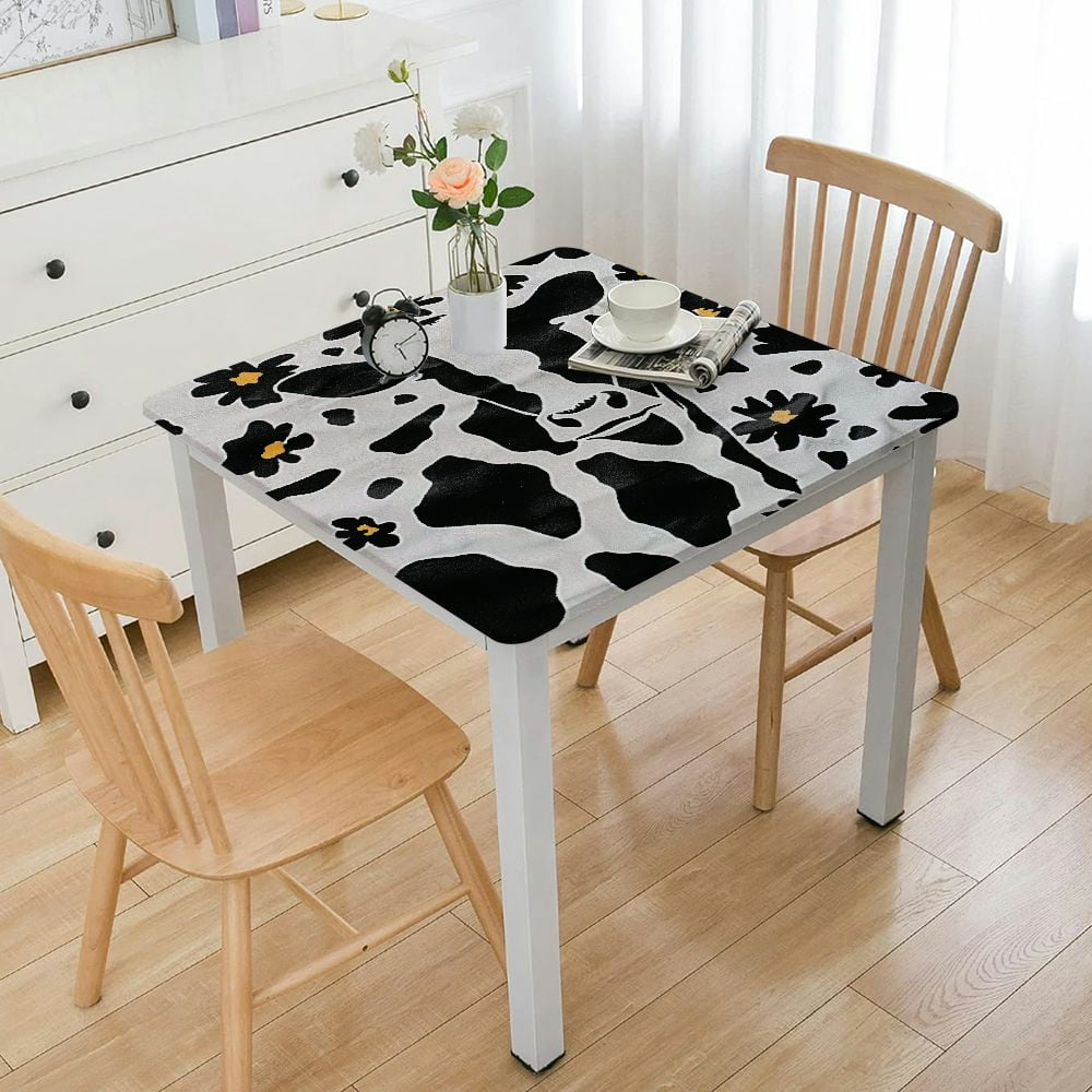 HAOXIT Table Cover Tablecloths Rectangle Table Cover Waterproof Farm Animal Themed Picnic Birthday Party Favor Supplies Decorations 36*36
