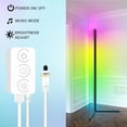 thumbnail image 3 of Mistaha Dreamlike Multicolor Floor Atmosphere Lamp Living Room Bedroom Atmosphere Light RGB Corner Floor Lamp, 3 of 8
