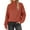 Red, variant on Womens 2025 Winter Fall Solid Turtleneck Sweater Long Sleeve Trendy Casual Chunky Knit Jumper Cozy Pullover Tops