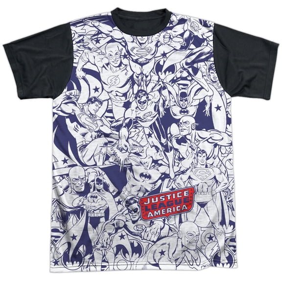 DC Justice All Around Unisex Adult Halloween Costume Sublimated T Shirt