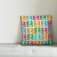 thumbnail image 3 of Creative Products Colorful Anchor Pattern 16x16 Spun Poly Pillow, 3 of 3