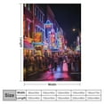 thumbnail image 4 of Shiartex Neon Signs Throw Blanket for Couch Sofa Bed Office Travel Camping School Flannel Blanket Soft Plush Lightweight Blanket All Seasons 50x60in, 4 of 6