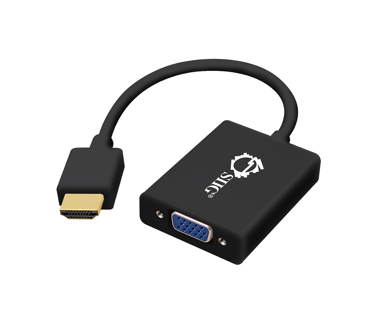 SIIG Aluminum HDMI to VGA Adapter Converter with Audio - image 2 of 3