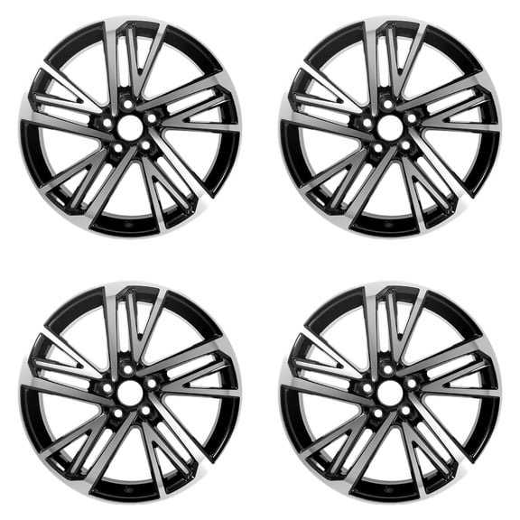 For Toyota Camry OEM Design Wheel 19" 19x8 2025 Machined Black Set of 4 Replacement Rim
