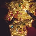 thumbnail image 5 of LINLIN Christmas Tree Pandent, Christmas Miniature Ornament Set Mini Wooden Christmas Tree Hanging Ornaments Figures for Christmas Decoration, 5 of 6