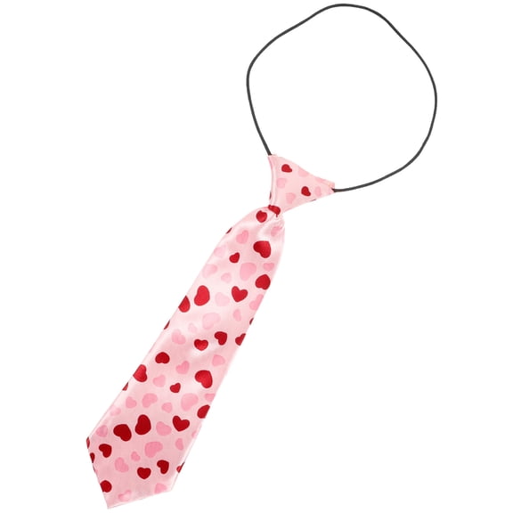 MUSEYA 1Set Valentine Day Tie with Adorable Apples Shape for Men Polyester
