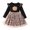 Black, variant on HNMKIU Halloween for Girls Long Sleeve Party Dance Kids Halloween Dress Child Black - 4-5 Years