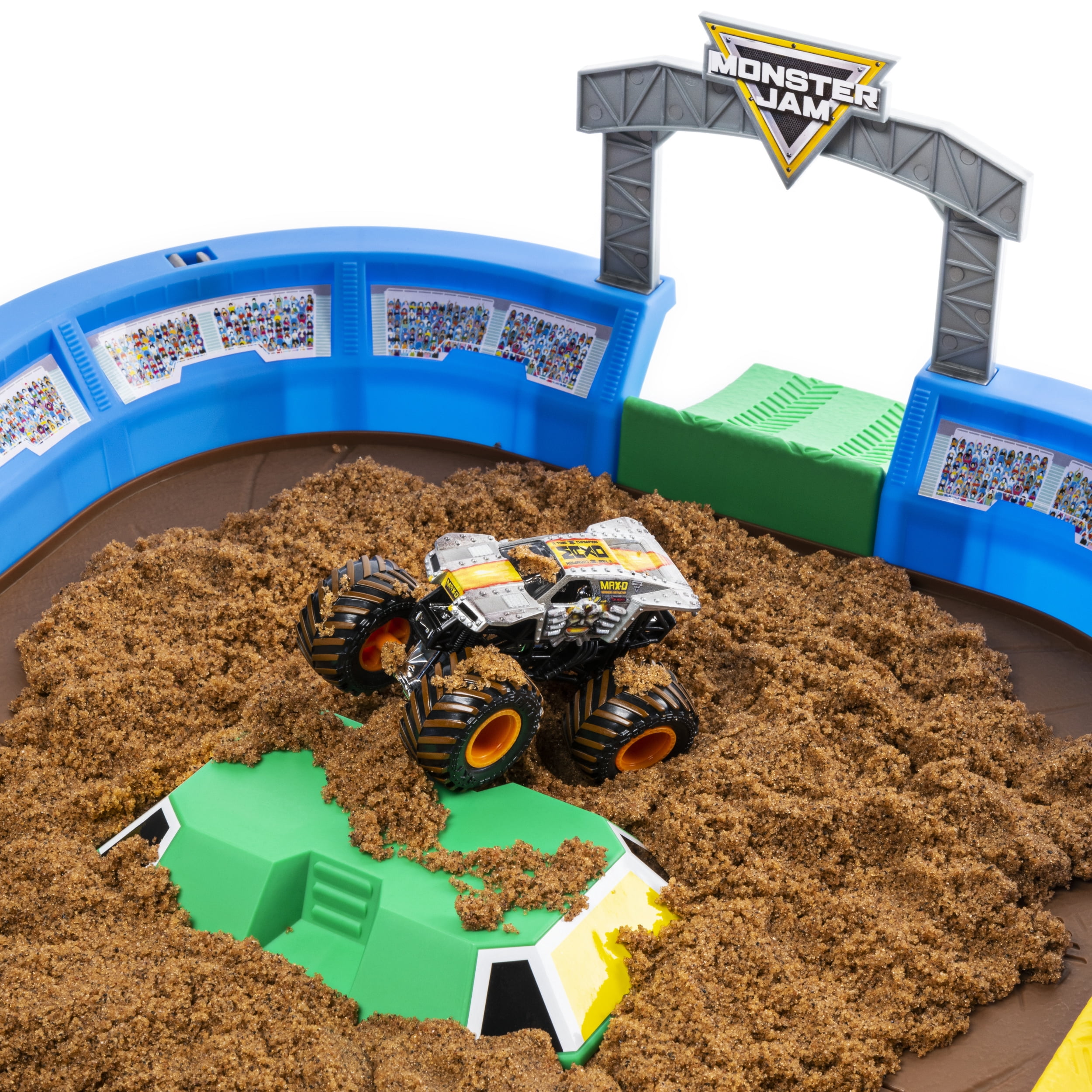 monster jam dirt arena playset