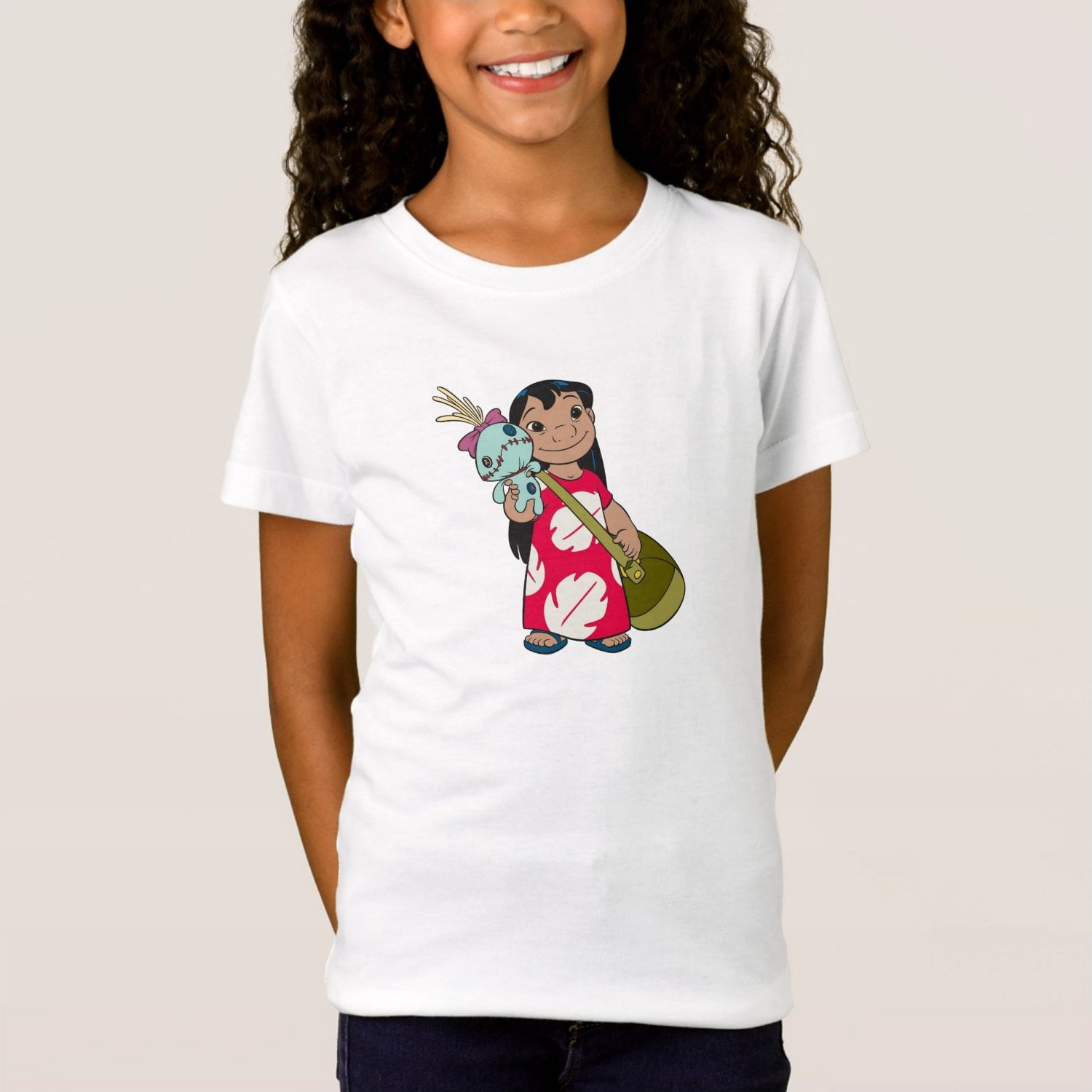 SFNEEWHO Tie Dye Unisex T-Shirts Lilo 