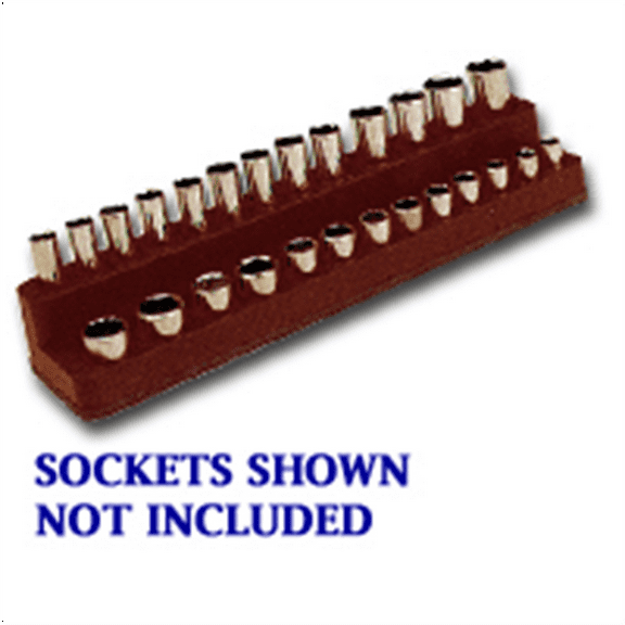 Mechanics Time Savers 728 1/4" Drive Magnetic Black Socket Holder 4-14mm