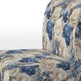 thumbnail image 4 of Designart "Roses Of Cobalt Blue Renaissance VI" Blue Rose Pattern Upholstered Accent Chair - Cottage Arm Chair For Living Room, 4 of 5
