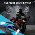thumbnail image 3 of HUGFEGWE for Brake Pressure Switch Hydraulic Brake Switch, Universal Motorcycle Rear Light Brake Pressure Switch Rear Brake Line Brake Hose Rear Brake Hose Braided Brake Line Hollow Bolt(M10*1.25MM), 3 of 9