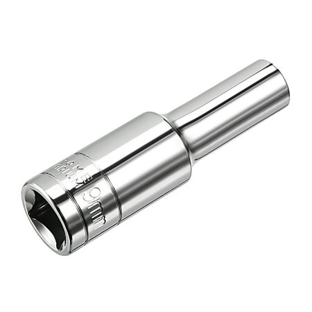 1/2-inch Drive 9mm 6-Point Deep Socket, Cr-V (Best All Steel 9mm)