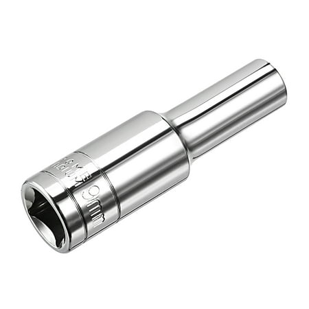 9 Mm Deep Socket - 1/2-inch Drive 9mm 6-Point Deep Socket, Cr-V Steel