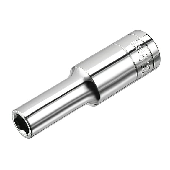 1/2-inch Drive 9mm 6-Point Deep Socket, Cr-V Steel