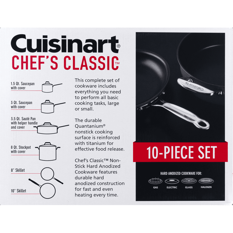 Cuisinart Chef's Classic Nonstick 14-Piece Cookware Set 