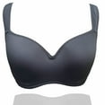 thumbnail image 1 of BIMEI Women's Mastectomy Bra Underwire Bra with Pocket Plus Size Seamless Full Coverage Bra Support 2488,Black,42C, 1 of 5