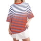 thumbnail image 1 of Camiseta de Manga Corta de Cuello Redondo de Impresión Cómoda Casual para las Mujeres, Camisetas Cortas para las Mujeres, 1 of 3