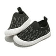 thumbnail image 5 of kkdom Boys Girls Sneakers Shoes Lightweight Slip-on Walking Shoes Black Size 11 Little Kid, 5 of 7