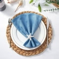 thumbnail image 4 of Dalrosia Starfish Napkin Rings Set of 6, Sea Star Napkin Ring Holders for Crafts, Beach, Dinner Party, Wedding, Theme Party, Banquet, Nautical, Coastal Table Decor, 4 of 4