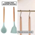 thumbnail image 3 of Juego de utensilios de cocina de 2 piezas, utensilios de cocina de madera fáciles de limpiar, utensilios de cocina para utensilios de cocina antiadherentes, 3 of 5